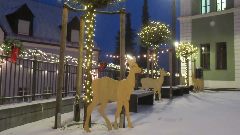 Flair Licht Rehe Rathausplatz Weihnachten