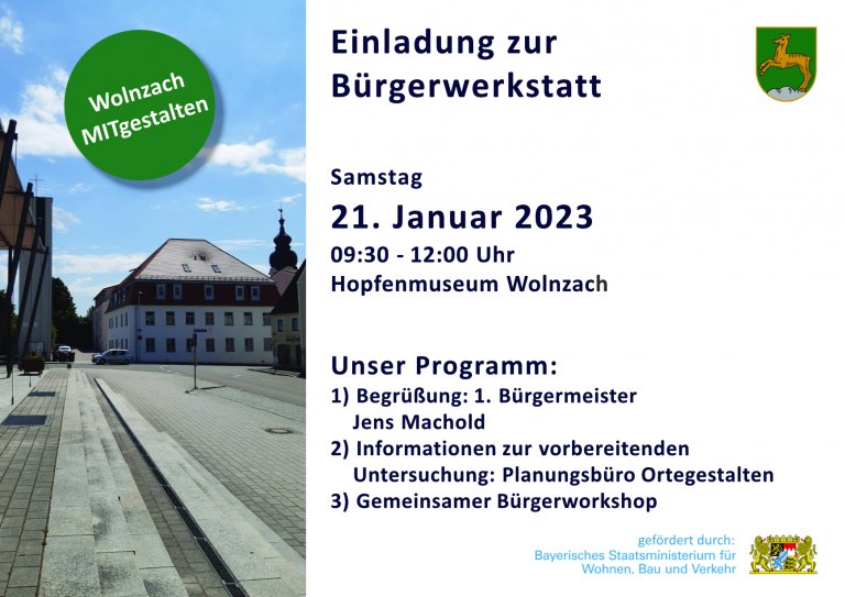 Grossansicht in neuem Fenster: Einladung zur Bürgerwerkstatt