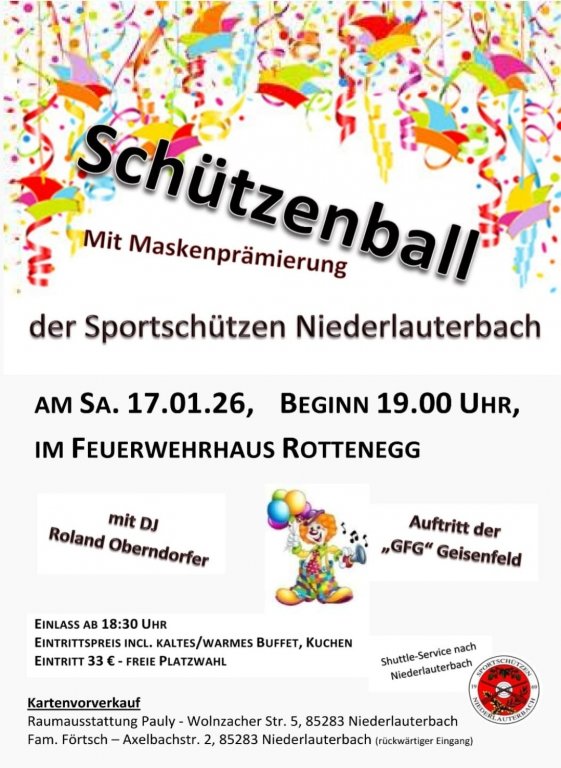 Grossansicht in neuem Fenster: Faschingsball Schützen Niederlauterbach 2024 Grossansicht in neuem Fenster: Faschingsball Schützen Niederlauterbach 2024